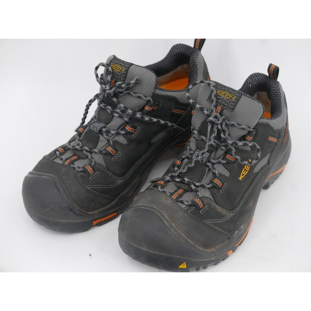 KEEN Utility Braddock Black Leather Safety Toe Work Men's Size 12EE